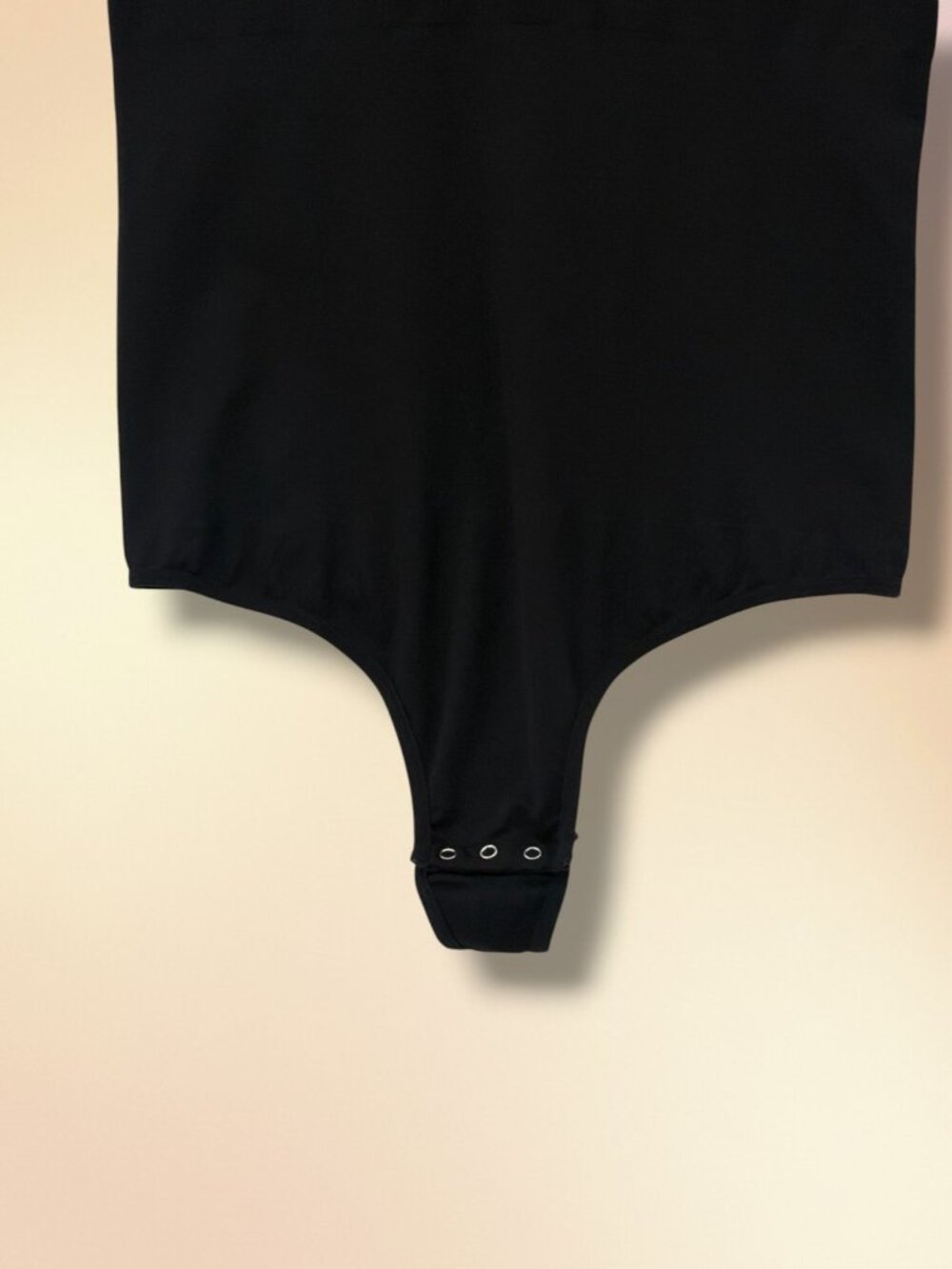 FeelinGirl Black V-Neck Short Sleeve Tummy Smoothing Bodysuit XL/XXL - Picture 5 of 5
